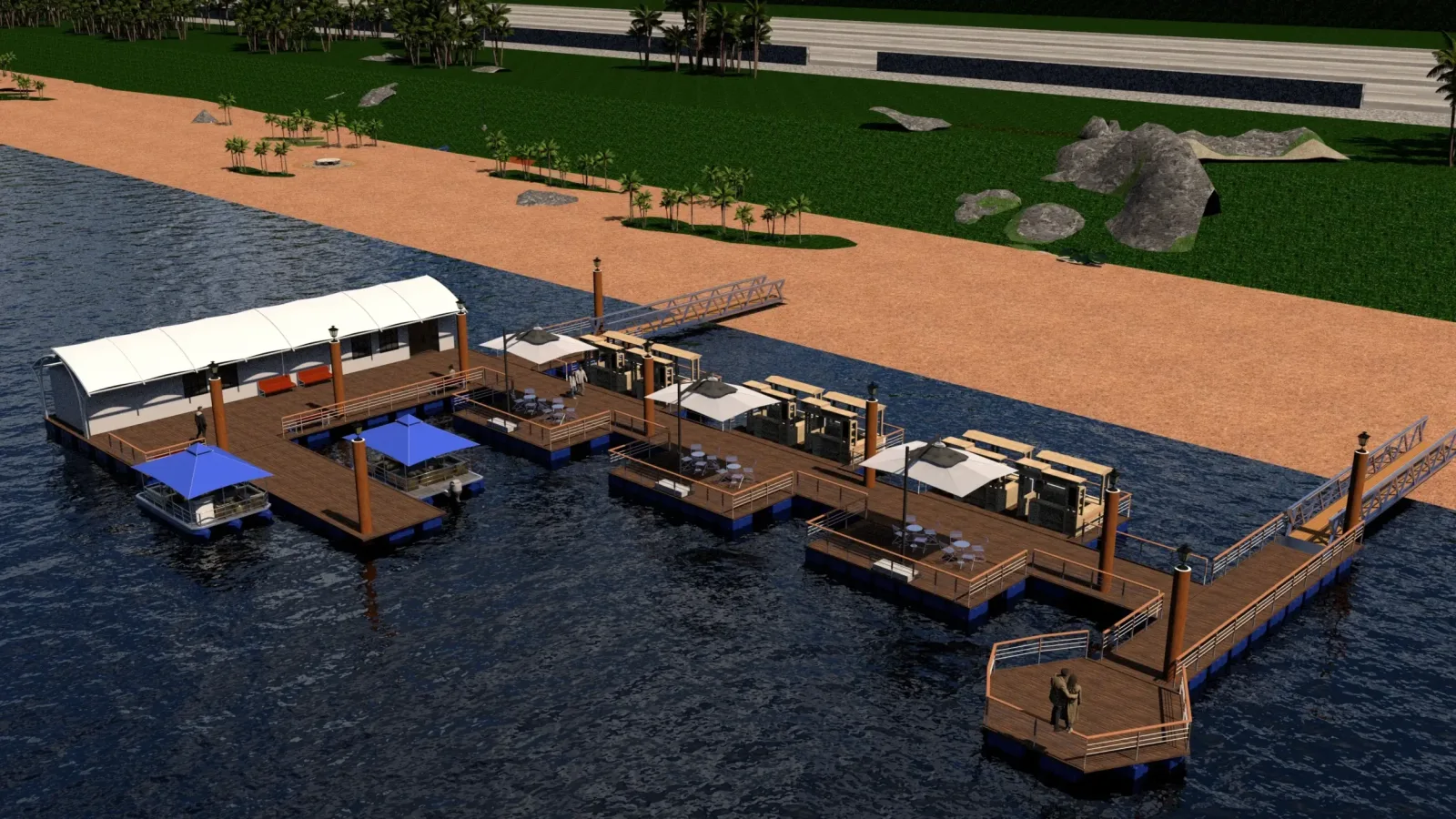 Dermaga Apung Modular: Solusi Ideal untuk Akses Mudah ke Perairan