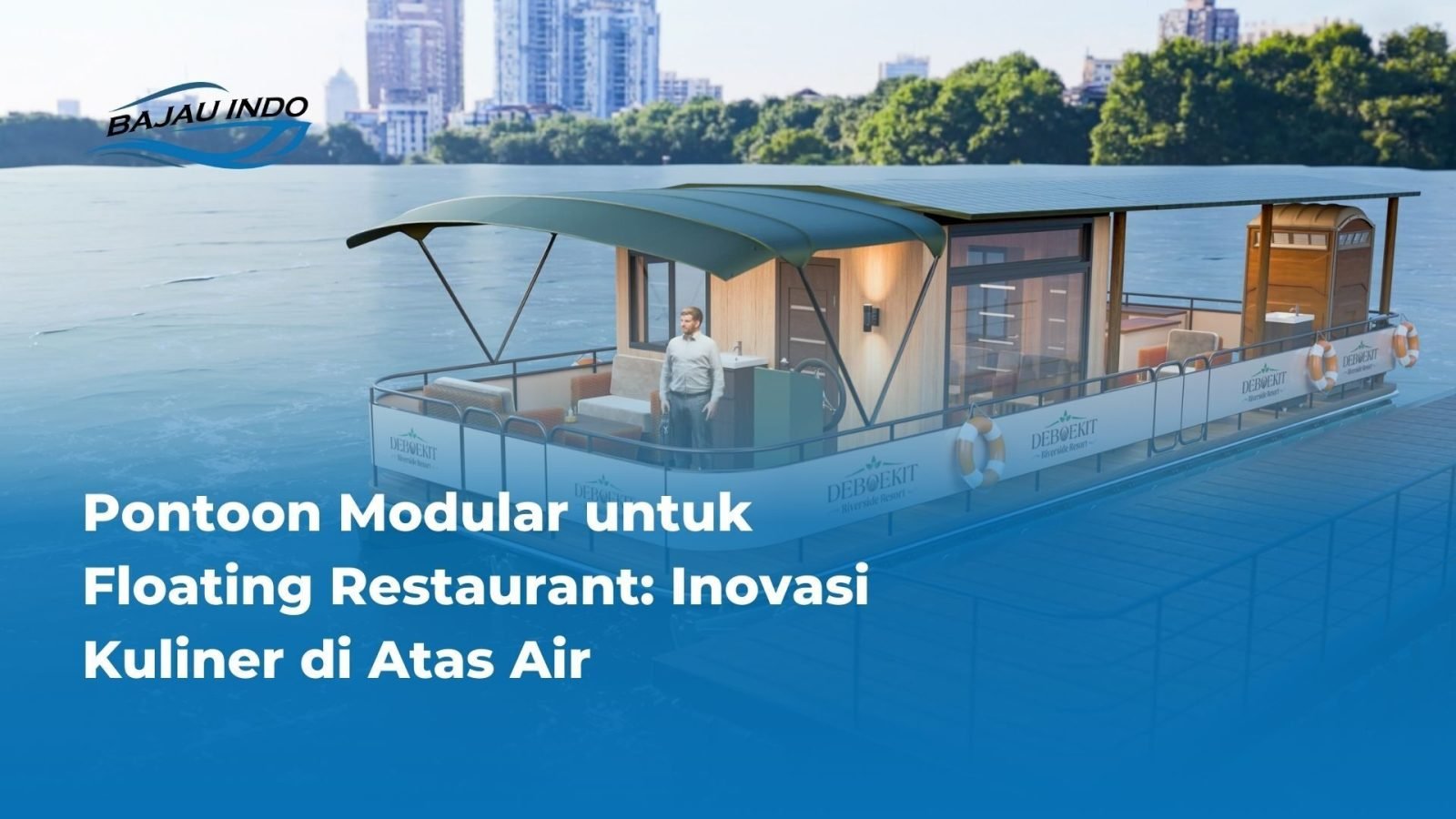 Pontoon Modular untuk Floating Restaurant: Inovasi Kuliner di Atas Air