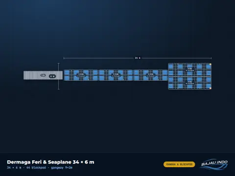 Dermaga Feri & Seaplane 34 × 6 m — foto 1