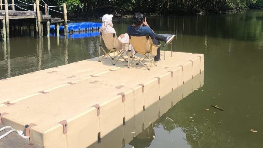Platform Apung 4 × 4,5 m 3