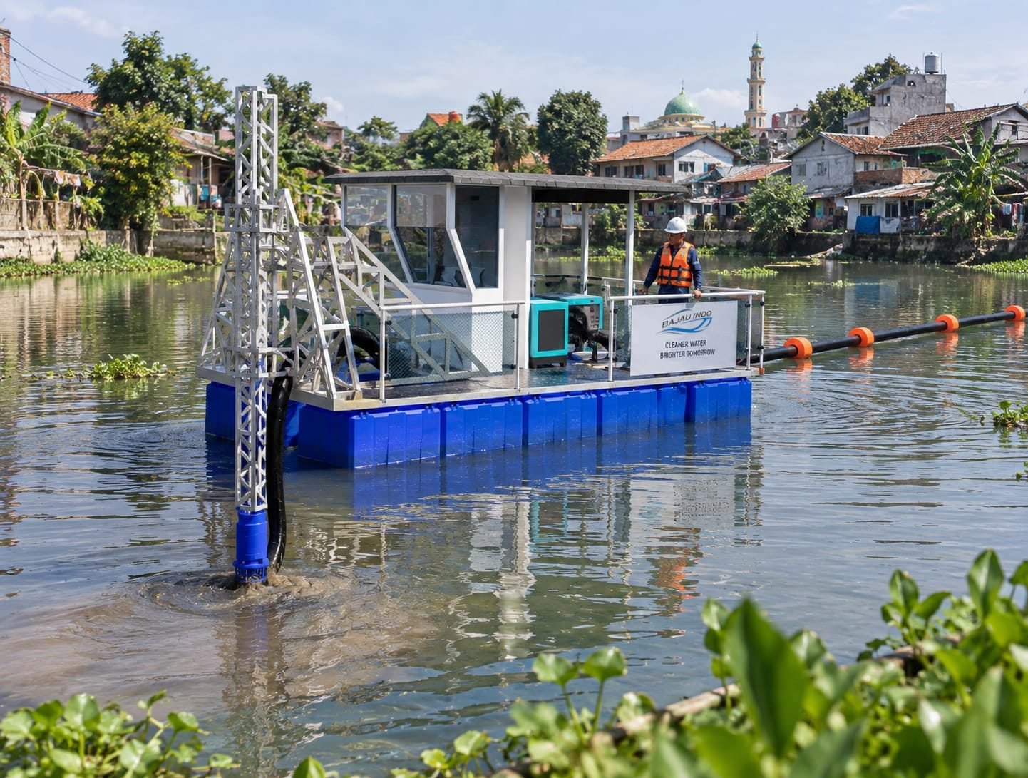 Modular Dredger/ Dewatering Boat